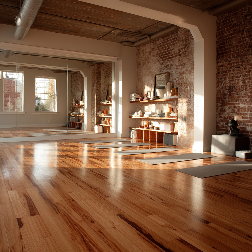 Yoga studio at SMI Detox rehab center